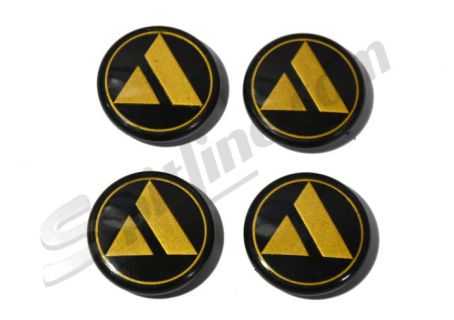 Serie 4 borchiette coprimozzo diam 55 per cerchi ruota Autobianchi A112 ecc.