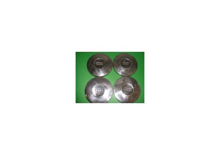 Serie 4 coppe ruota usate in metallo diam. cm 14,5 circa per Audi