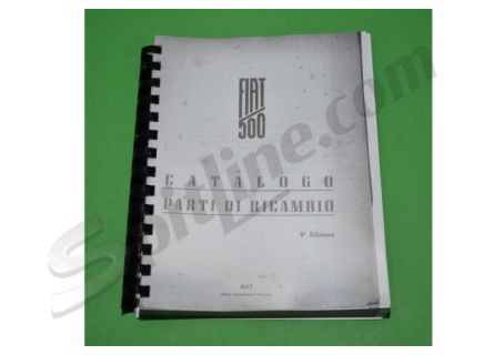 Catalogo parti di ricambio in fotocopia Fiat Topolino 500A (6^ edizione 12/'46)