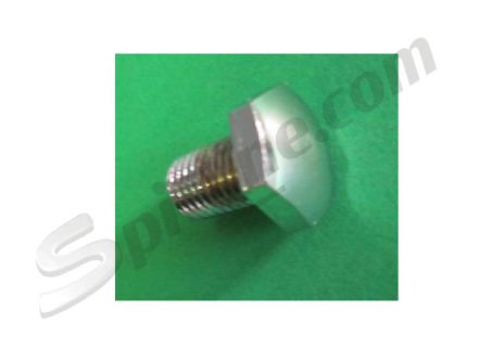 Bullone cromato per fissaggio coppa ruota Fiat 500 F/L/R
