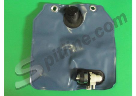 Borsa liquido tergicristallo (cm 25,5 x h 26,8 circa - interasse fori cm 12,5) con motorino 12V Fiat 127C, 127CL ,127 Special, 127 Sport, ecc.