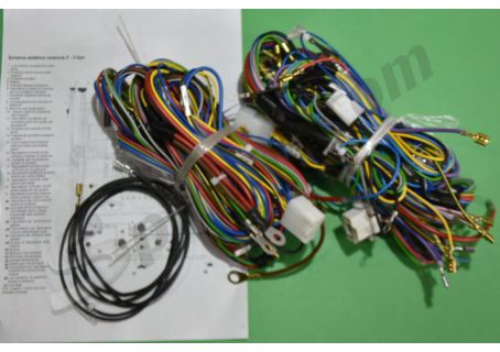 Cablaggio impianto elettrico Fiat 500 F 2^ serie con schema di installazione – Alta Qualità ASI