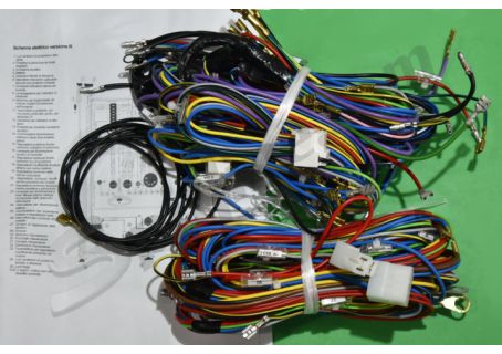 Cablaggio impianto elettrico Fiat 500 R con schema di installazione – Alta Qualità ASI