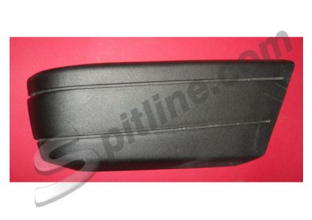 Cantonale sinistro in plastica grigio scuro paraurti anteriore Alfa Romeo Alfetta 2000 ('83)