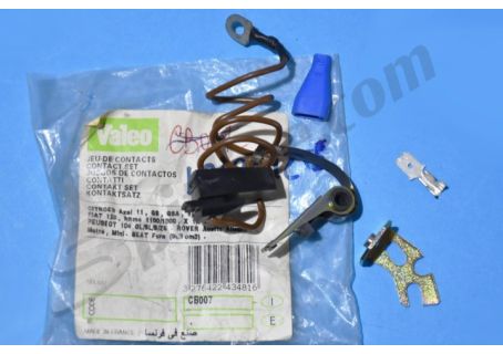 Puntine Valeo CB007 imp. Ducellier Fiat 128, Ritmo 1100/1300, X1/9 - Peugeot 104 - Rover Austin Allegro, Metro, Mini - Seat Fura