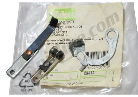 Puntine Valeo imp. Ducellier Citroen 2CV 4/6 ('68→), Ami 6/8 ('68→), Dyane 4/6 ('68→), LN, Mehari ('68→)