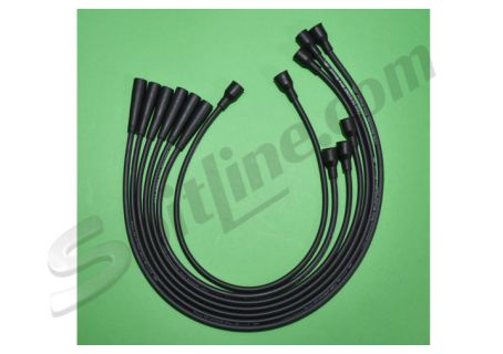Serie cavi candele schermati Fiat 2300 (cavo nero mm 7)