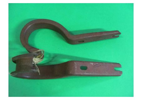 Coppia cerniere cofano posteriore Fiat 1100
