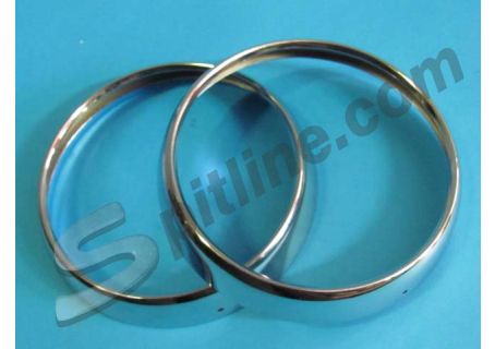 Coppia cerchi faro Lancia Appia 3^ serie, Appia Convertibile Vignale, Appia Lusso Vignale, Appia Giardinetta Viotti