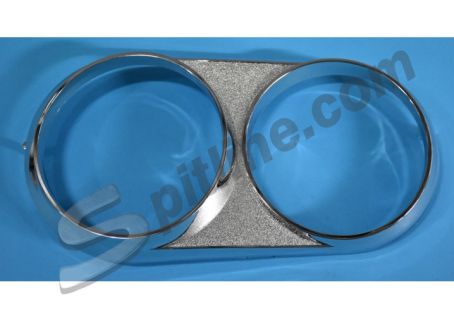 Cornice fari sinistra in plastica cromata Lancia Fulvia Coupè 1,3 S 2^ serie, Coupé 1,3 S Montecarlo, 1600 HF ('70-'74)