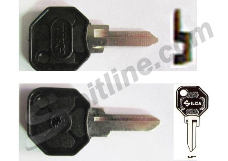 Chiave grezza Silca (canale stretto) per avviamento Alfa Romeo Giulia, GT, Duetto, ecc. (verificare il profilo prima dell'acquisto)