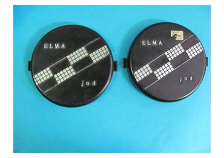Coppia plastiche coperture fari aggiuntivi diam. 120 Elma Jod