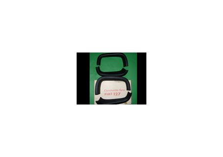 Cornice faro sinistro+destro in plastica nera Fiat 127