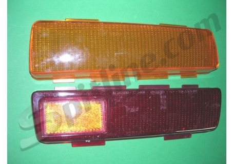 Plastiche fanale posteriore destro Fiat 124 Sport Coupè 2^ serie ('69-'72) - Lamborghini Urraco