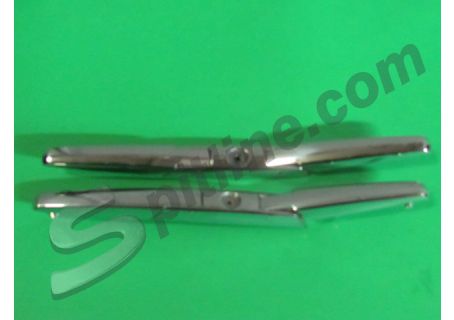 Coppia cerniere cofano posteriore Fiat 850 Spider
