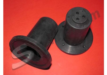 Coppia cuffie fanalini anteriori Alfa Romeo Giulietta Sprint 1^ serie ('54-'58), Giulietta Spider 1^ serie