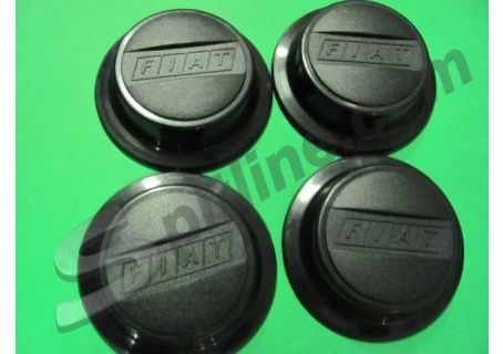 Serie di 4 coppette coprimozzo ruota Fiat Panda 30, Fiat Uno 45/55