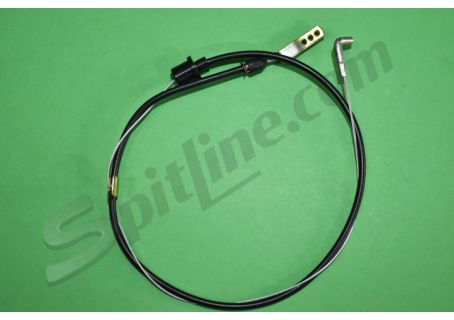 Cavo comando motorino di avviamento con guaina Fiat 500L 2^ serie ( '73-) terminale a L