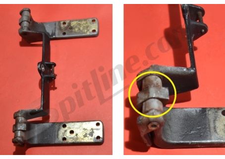 Cerniera porta usata (modello con fermo) Alfa Romeo Duetto Spider