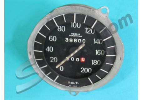 Strumento tachimetro contachilometri Veglia Borletti usato (200 km/h) Lancia Fulvia Coupè Rallye 1,3/1,3S, Sport Zagato 1,3/1,3S