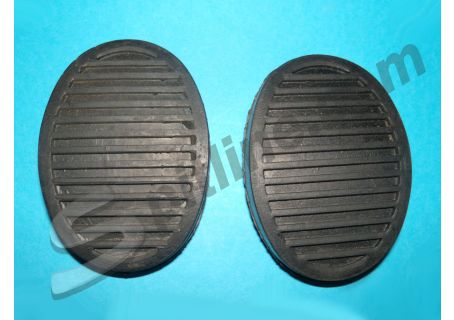 Coppia copripedali (freno e frizione) Lancia Fulvia Berlina, Coupè, HF, Sport Zagato, Lancia Appia Berlina e Convertibile