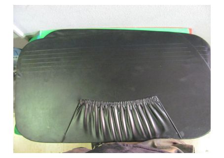 Pannello anteriore sinistro + destro tasca corta elettrosaldato neri Fiat 600 (1 foro)