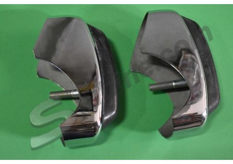 Coppia rostri per paraurti anteriore o posteriore Fiat 850 Berlina, 850 Super, 850 Special