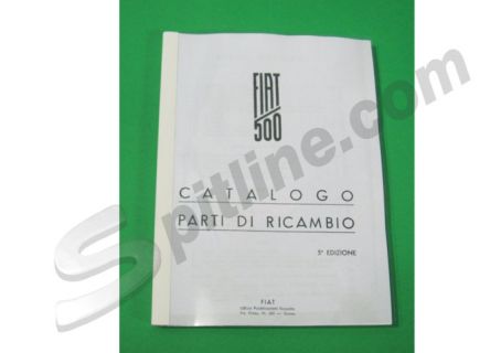 Catalogo parti di ricambio in fotocopia Fiat Topolino 500 A (5^ Edizione 15/06/1939)