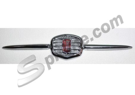 Fregio anteriore e coppia di baffi in metallo cromato Fiat 500 D/F