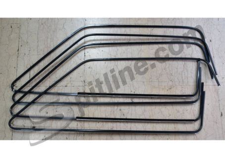 Serie modanature raschiavetro colore nero Autobianchi A112, A112 Abarth