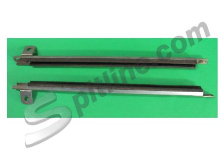 Coppia canalini scorrivetro per vetro scendente Fiat 850 Coupè