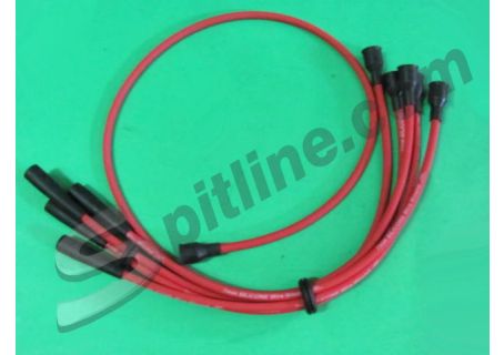 Serie cavi candele schermati Fiat 124 Spider 2000 (con spinterogeno sulla testata)