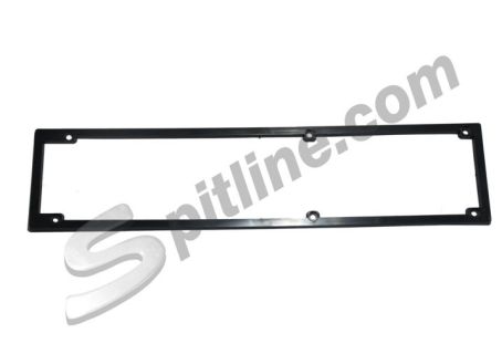 Cornice targa posteriore in plastica cm. 11,5 x 49 per vetture '86-'99