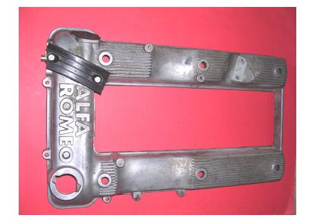 Coperchio testa cilindri usato con attacco per variatore di fase Alfa Romeo Duetto Spider 2000cc. 90-'94 (4^ serie)
