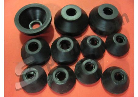 Serie cuffie testine tiranti sterzo Alfa Romeo Giulietta Berlina, TI, Sprint, Giulietta 1300 Spider, Giulia 1600 Spider ('55-'65)