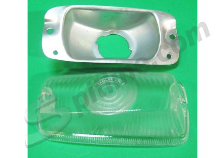 Fanale anteriore sinistro incolore Catalux Fiat 850 Berlina