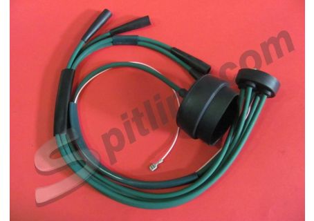 Serie cavi candele verdi (cavo bobina cm 60) Alfa Romeo Giulia, GT Junior 1300/1600, GT V. 1750/2000 Bertone, Duetto Spider, Berlina 1750 1^ serie, Alfetta 1600/1800, Alfa 75