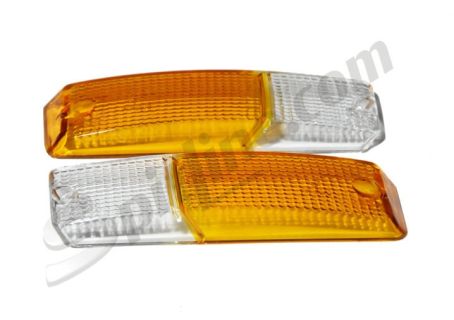 Coppia plastiche fanali anteriori Alfa Romeo Duetto Spider ('83-'93)