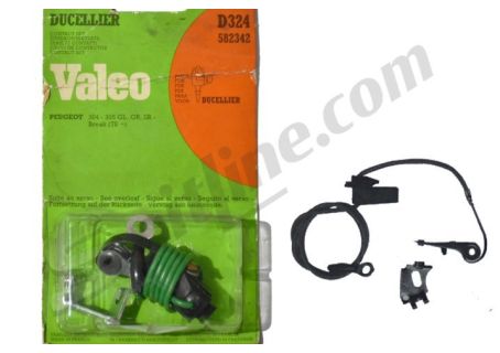 Puntine Valeo Ducellier 582342 (Valeo D324) Peugeot 304, 305 GL/GR/SR/Break ('78→)