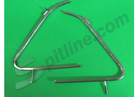 Coppia telai deflettore Fiat 500 L-R (dal '73) - Modello per maniglia incollata