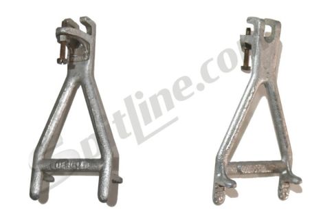 Staffa Dergo per apertura sportello scarico aria calda radiatore Fiat 600 D