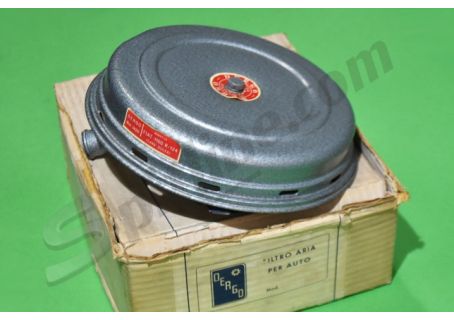 Scatola filtro aria Dergo per carburatore Solex a doppio corpo Fiat 124, 1100 R