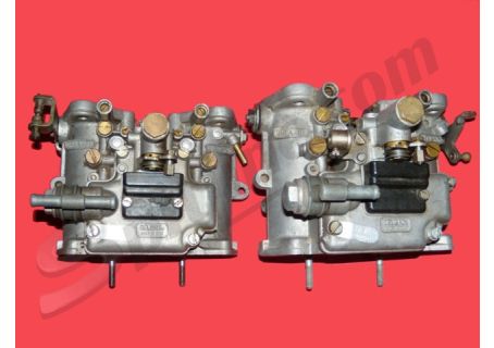 Coppia carburatori usati Dellorto DHLA 40 H per Alfa Romeo Giulietta, Alfetta