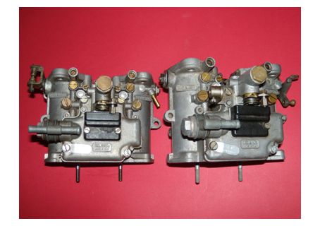 Coppia carburatori usati Dellorto DHLA 40 H per Alfa Romeo Giulietta, Alfetta