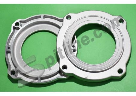 Coppia distanziali ruota in alluminio Fiat 500 - Autobianchi Bianchina