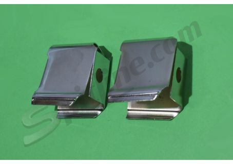 Coppia distanziali cromati per paraurti Fiat 500, Fiat 600