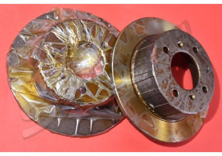 Coppia dischi freno posteriori imp. Dunlop Alfa Romeo (1300/1600) Giulia TI, Giulia Super, Giulia Sprint GT Veloce, GTC