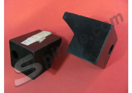 Coppia distanziali esterni per rostri paraurti anteriore Alfa Romeo Giulia Super 1300/1600, Giulia 1600S