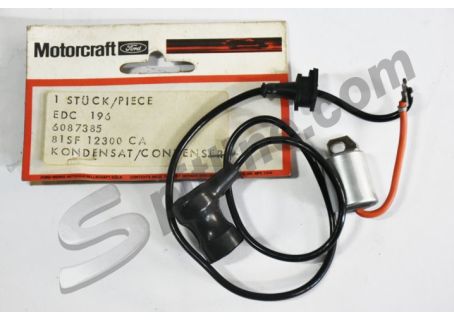 Condensatore Ford Motorcraft EDC196 impianto Lucas per Ford Escort 1.1 ('80-'82), Fiesta 1.1 ('80-'89)