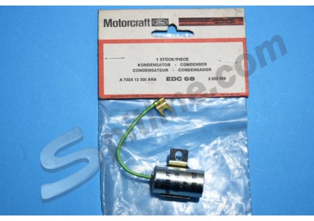 Condensatore Motorcraft EDC 68 Autobianchi A112 903cc. - Fiat 124 1200/1400/1600, 124 Spider 1438cc., 125 1.6, 850 Berlina/Coupè/Spider